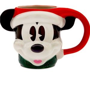Disney Parks Disneyland Holiday Christmas Santa Mickey Mouse Mug Cup 2022 NIB
